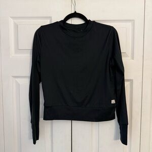 Vuori Black Daydream Crewneck Long Sleeve Top Medium